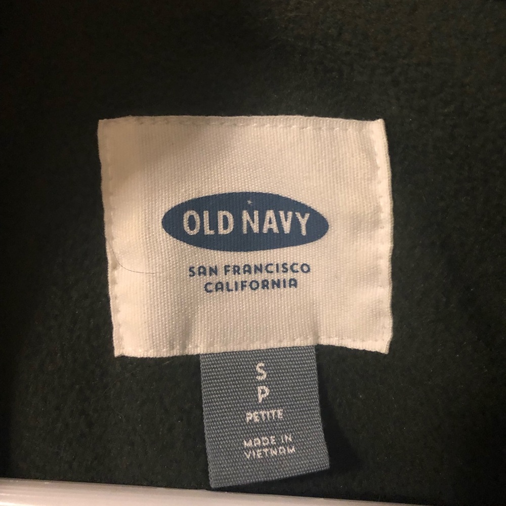 Old Navy Vest-Small Petite (Hunter green) like new - Picture 4 of 7